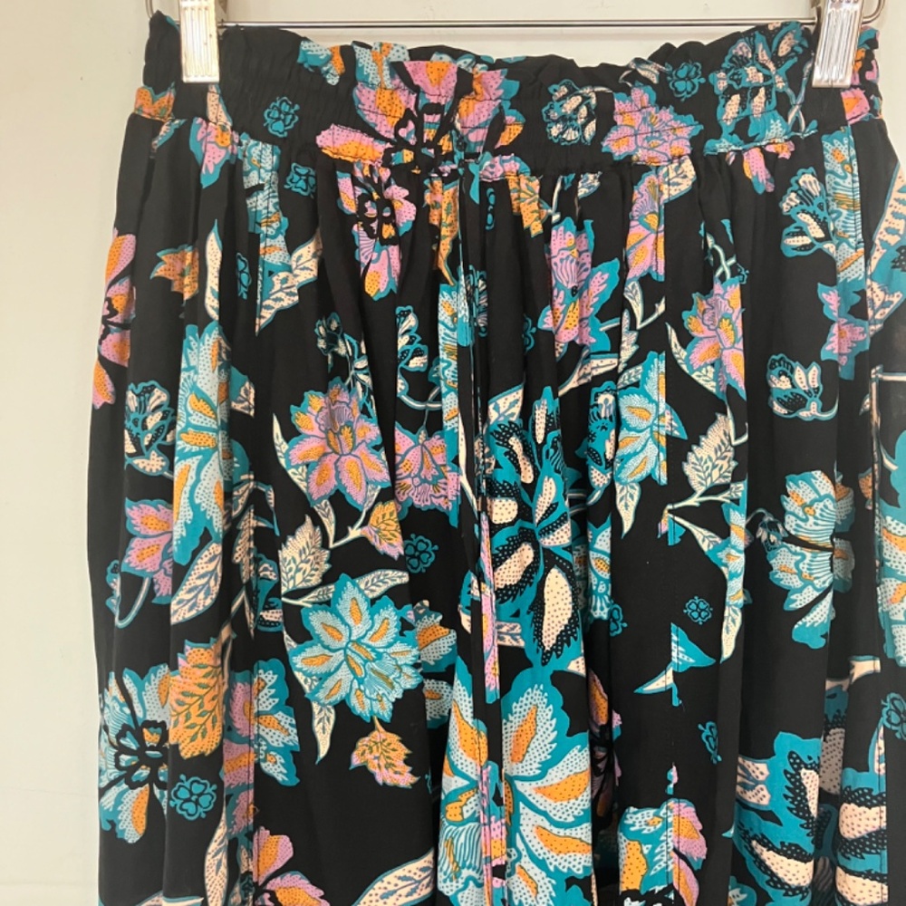Free people floral extra white leg pants - Picture 5 of 8